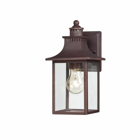Chancellor One Light Outdoor Wall Lantern Copper BronzeOutdoor wall sconces with motion sensor