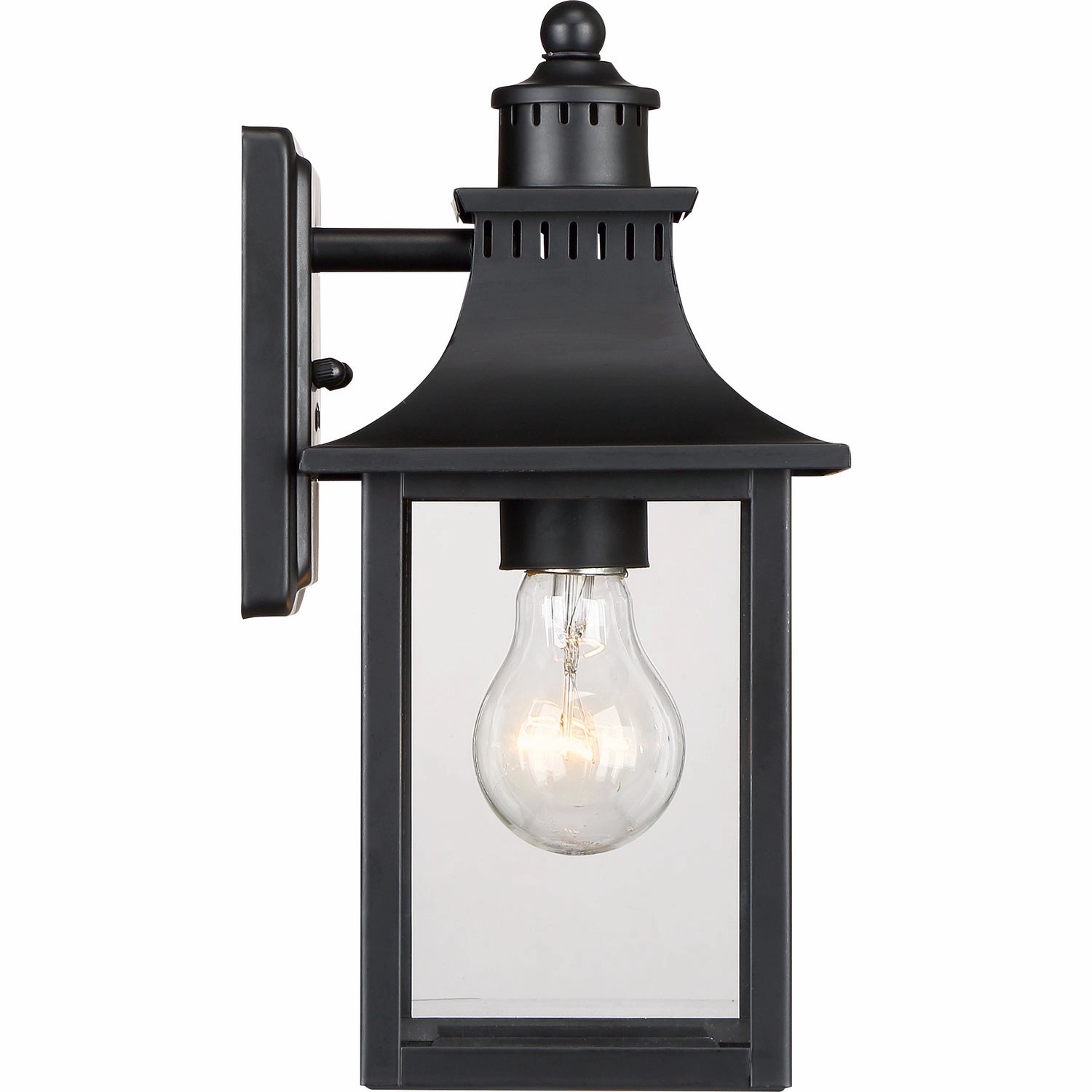 Chancellor One Light Outdoor Wall Lantern Mystic Black