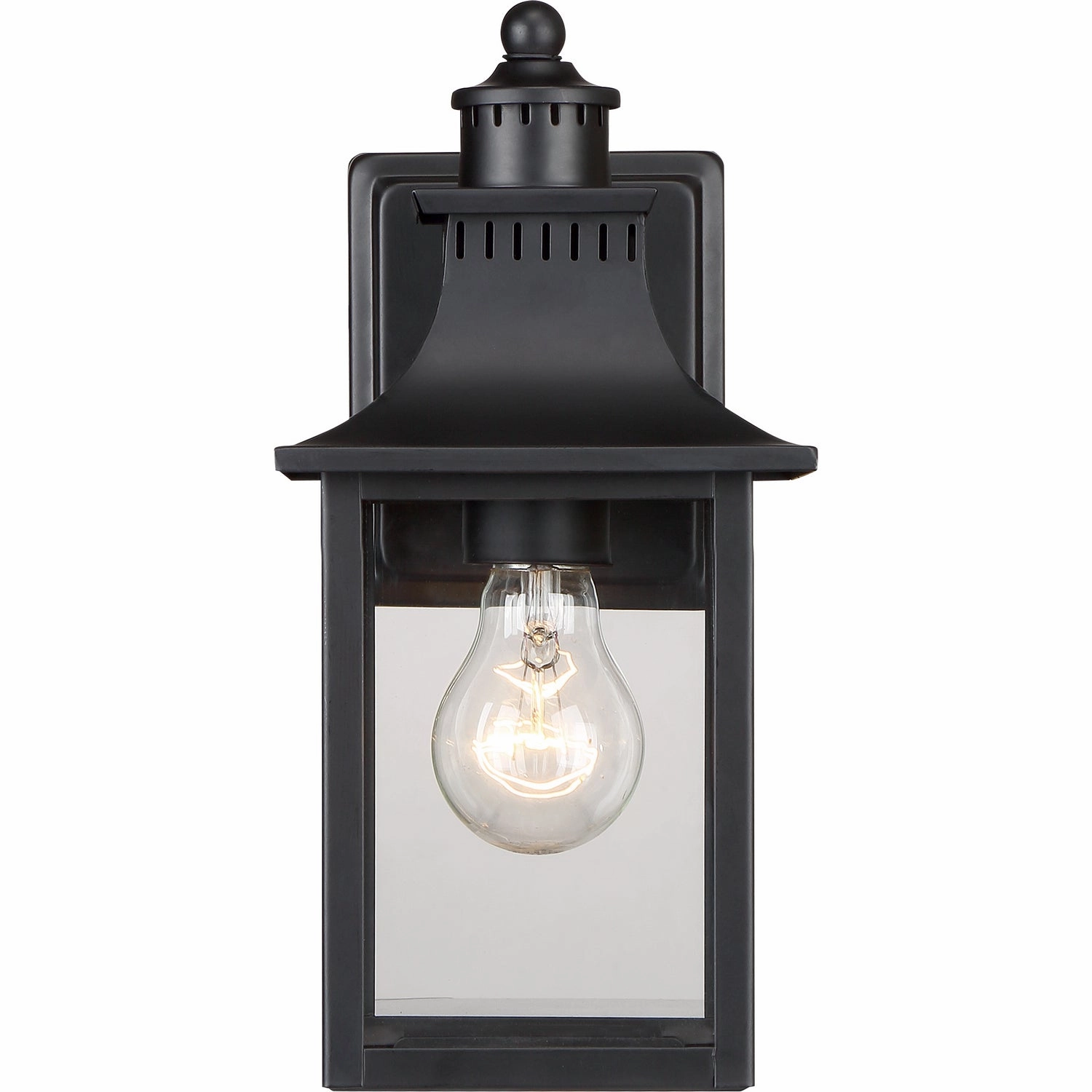 Chancellor One Light Outdoor Wall Lantern Mystic Black