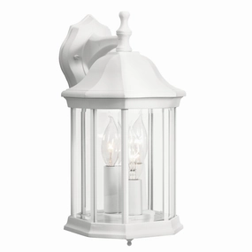 Chesapeake Three Light Outdoor Wall Mount WhiteOutdoor wall sconces with motion sensor