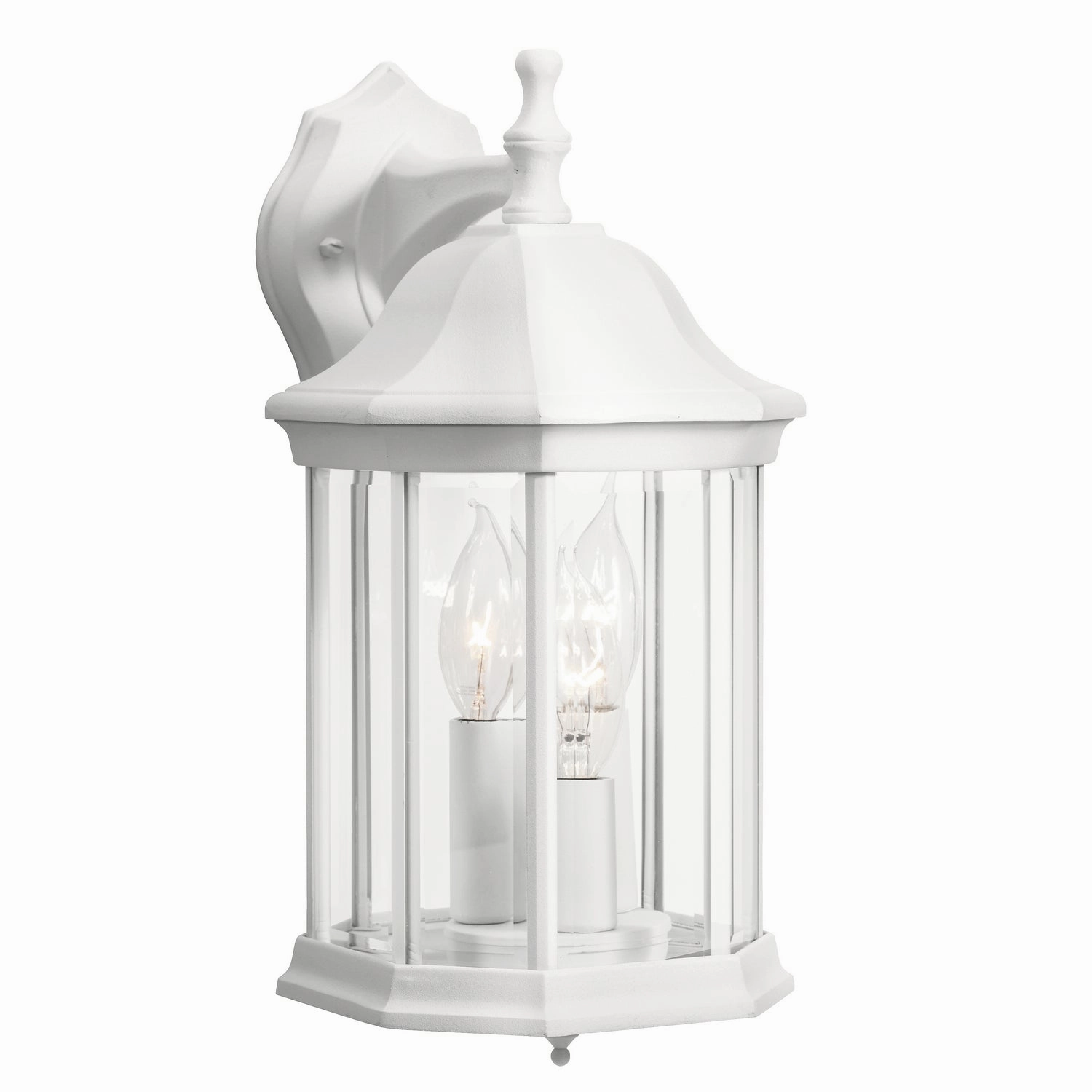 Chesapeake Three Light Outdoor Wall Mount WhiteOutdoor wall sconces with motion sensor