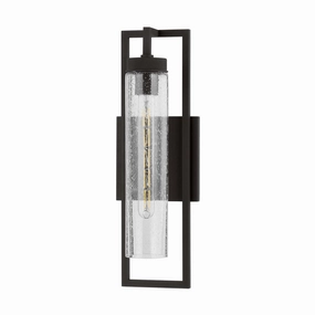 Chester One Light Outdoor Wall Sconce Textured BlackOutdoor wall sconces with motion sensor