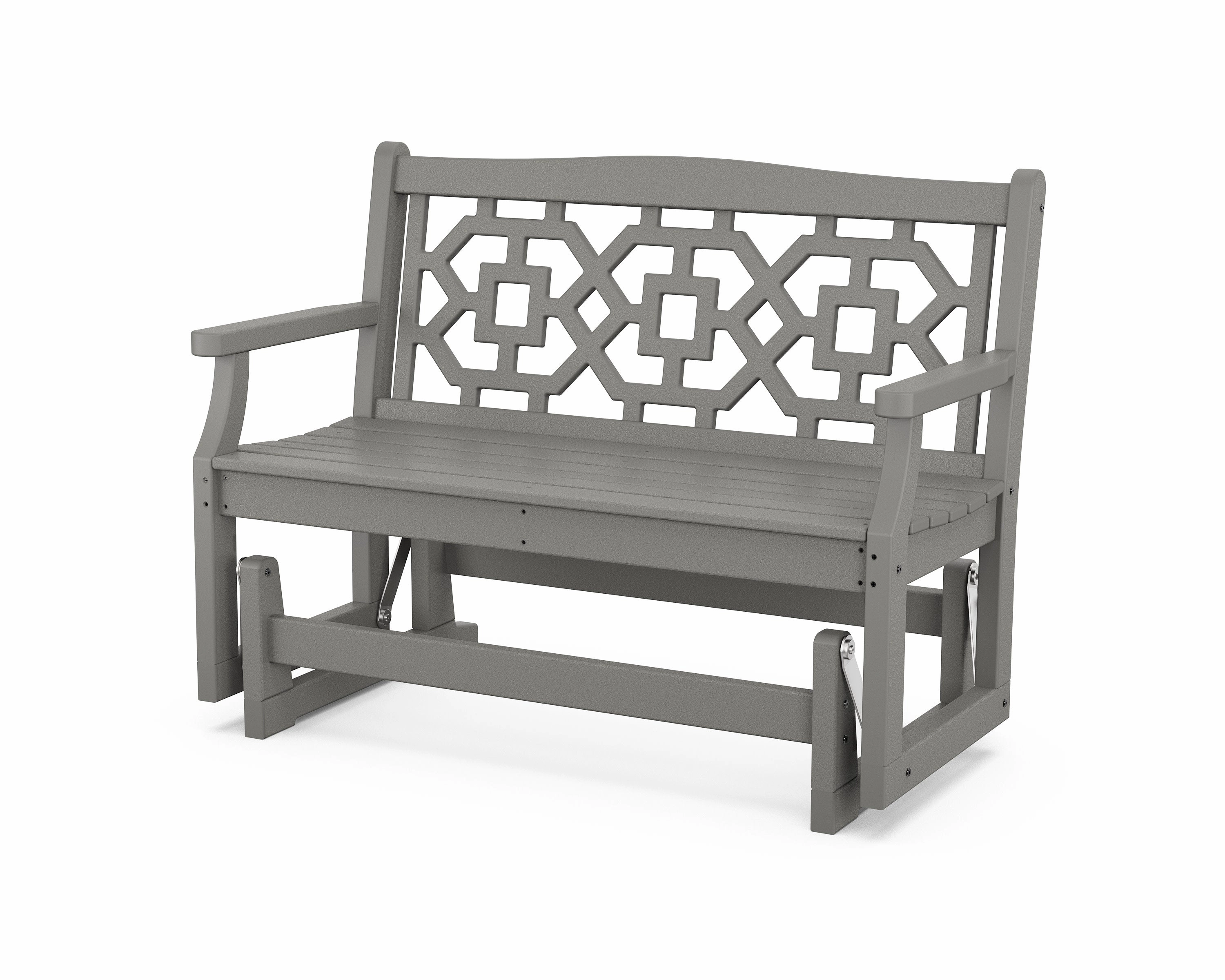 Chinoiserie 48" Glideroutdoor patio dining furniture set