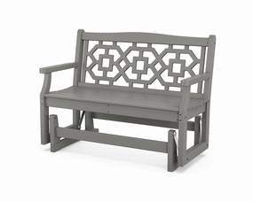 Chinoiserie 48" Glideroutdoor patio dining furniture set