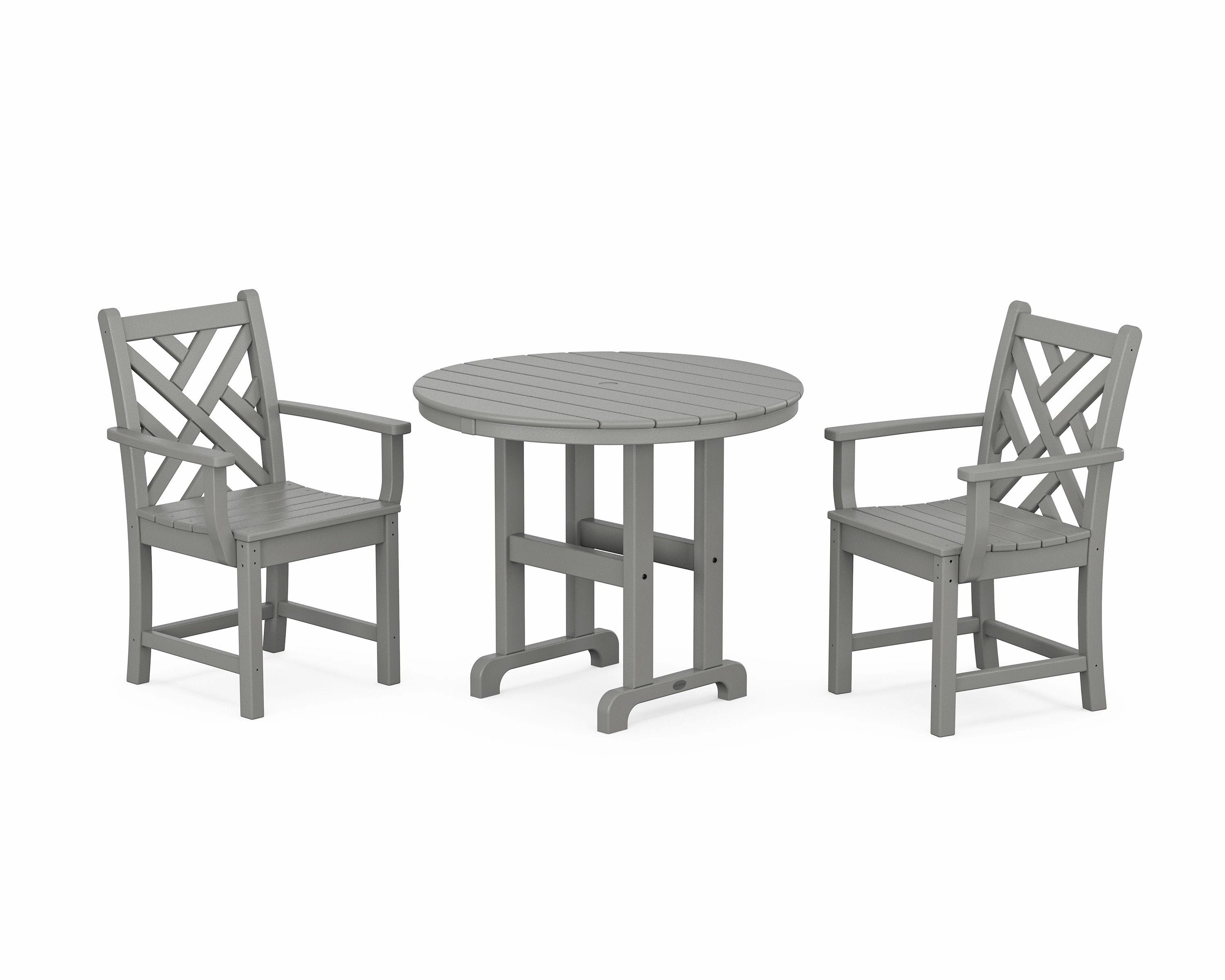 Chippendale 3-Piece Round Dining Setoutdoor patio furniture set