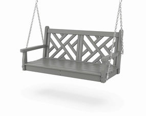 Chippendale 48" Swingoutdoor patio dining furniture set