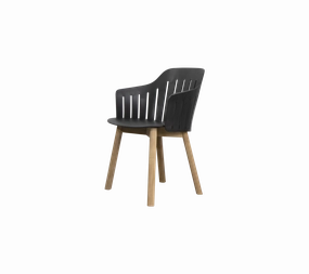 Choice chairoutdoor dining chair with armrests