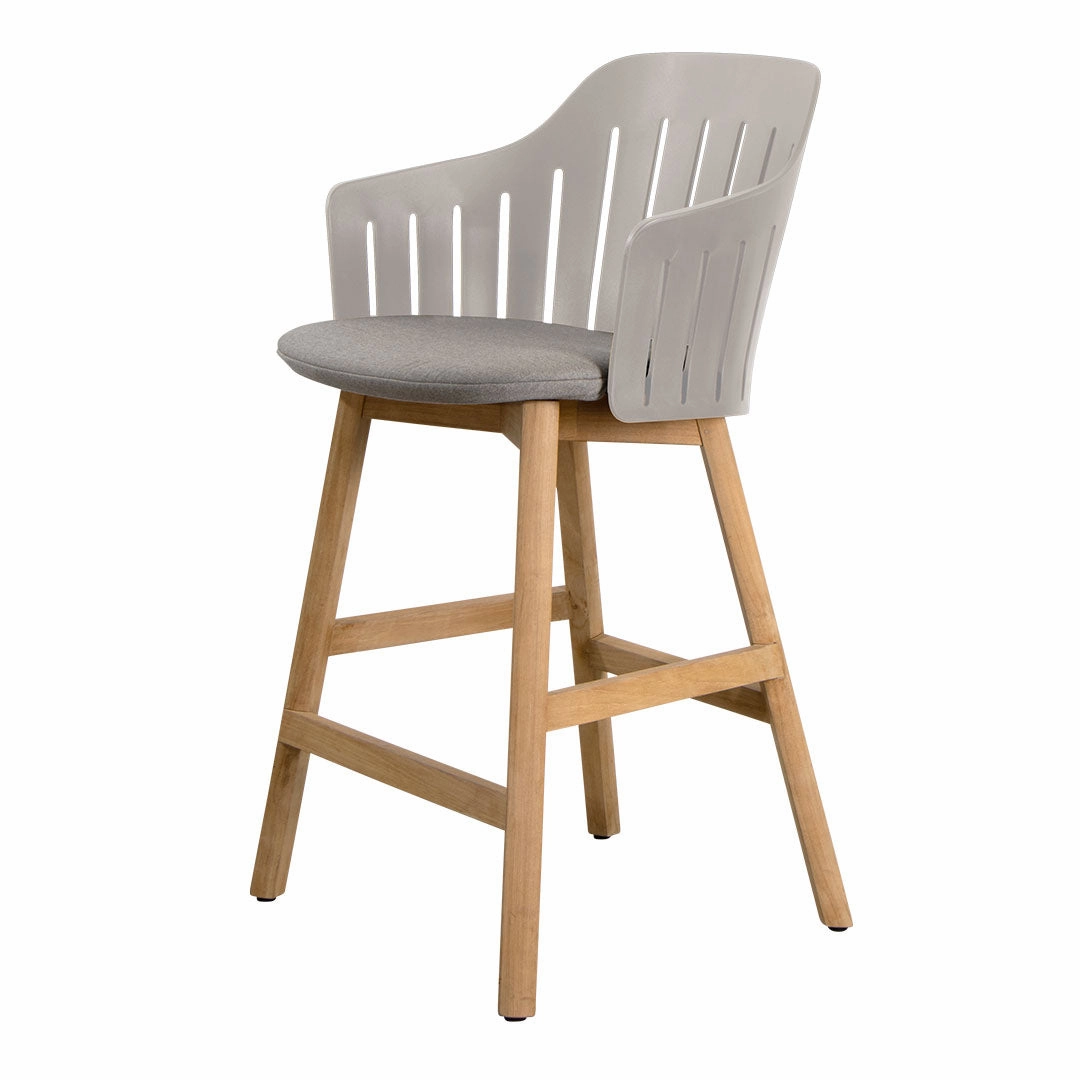 Choice Outdoor Counter Chair - Wood Base - w/ Seat Cushion