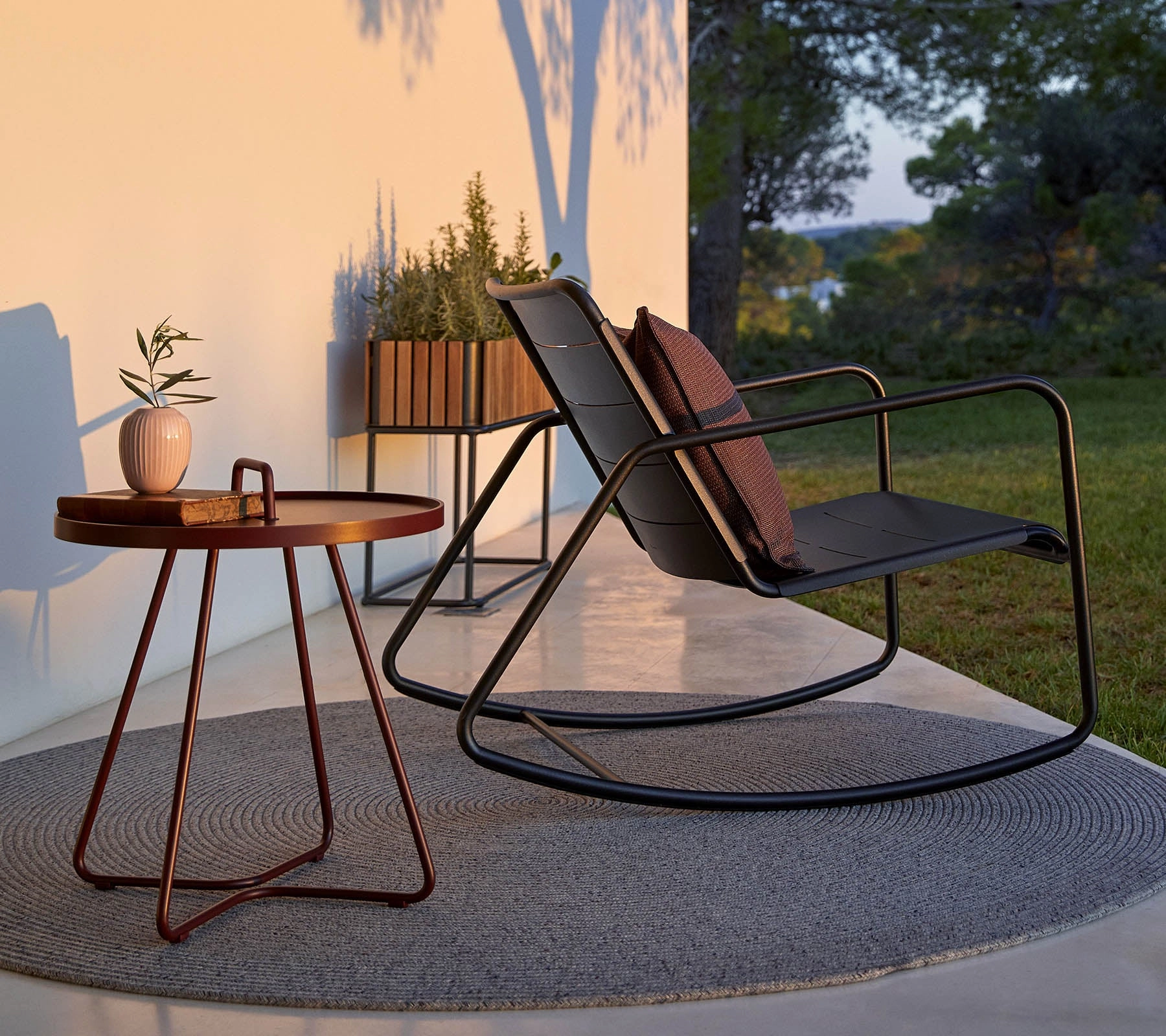 Circle rug, dia. 140 cm