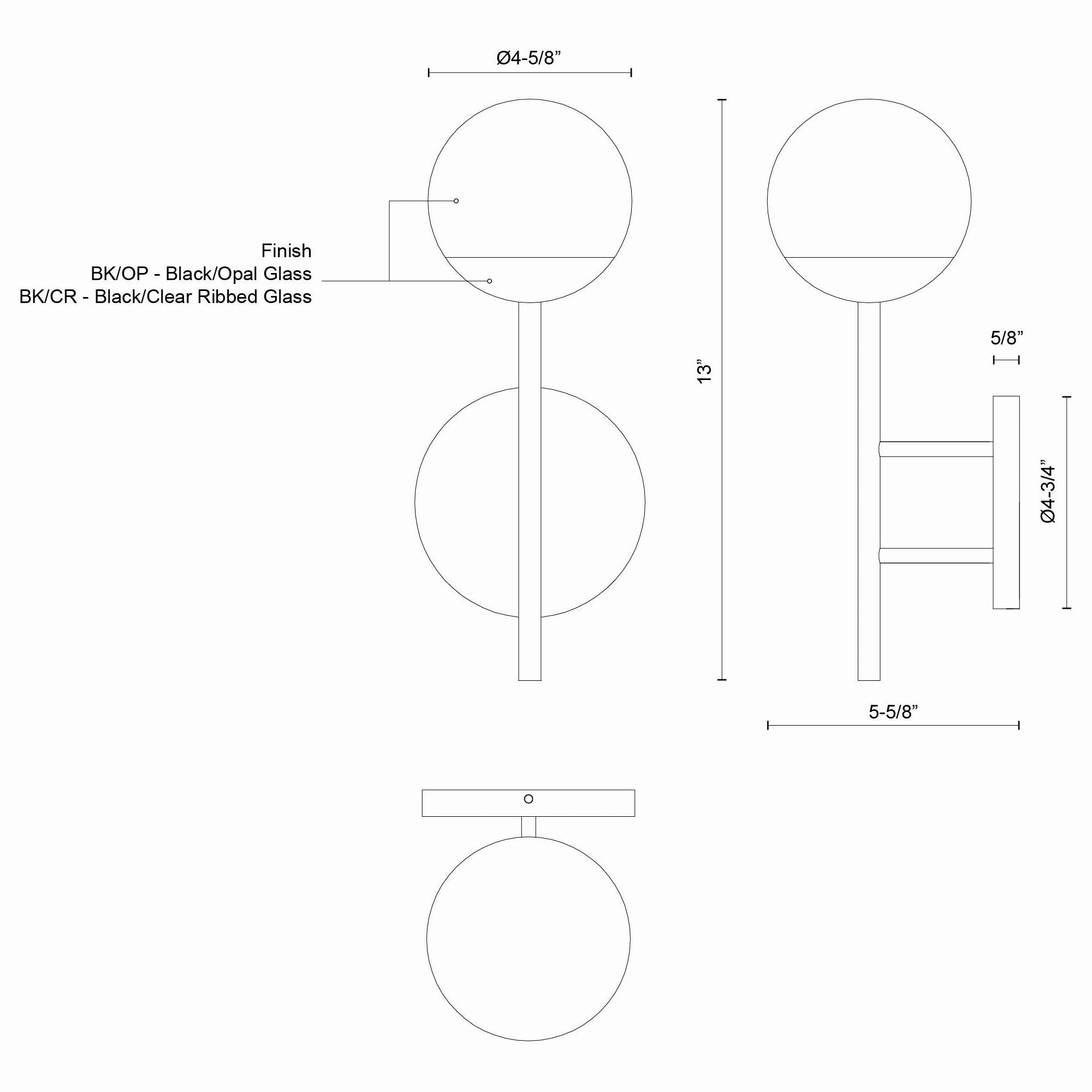 Claremont 13" Exterior Wall