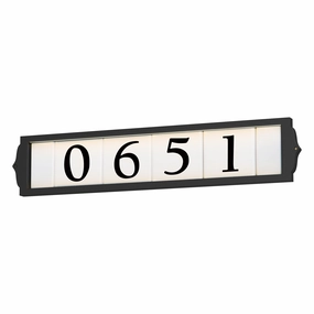 Classic 25" LED Address FrameWeatherproof outdoor lighting