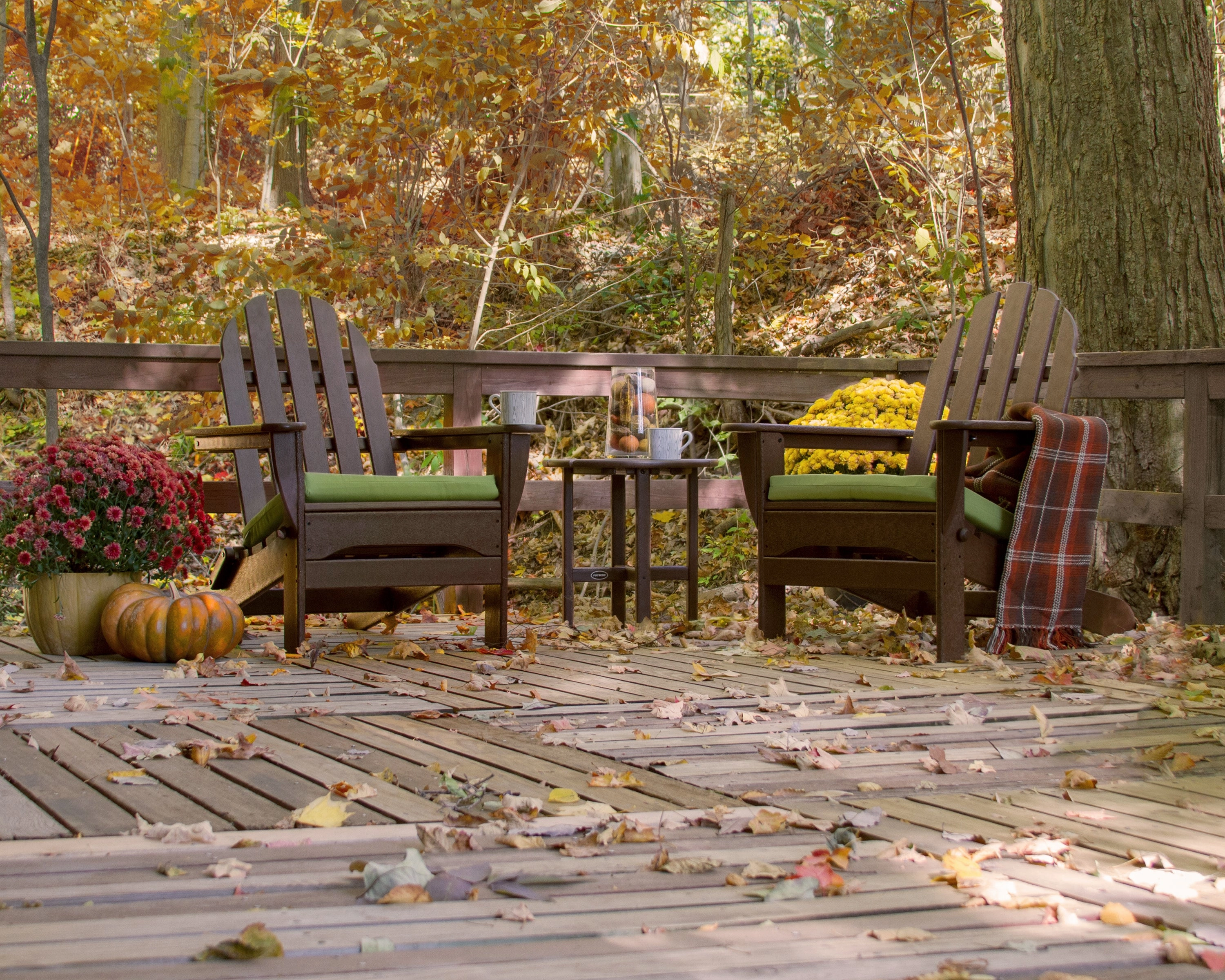 Classic Folding Adirondack 3-Piece Set