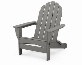 Classic Oversized Folding Adirondack Chairoutdoor patio dining furniture set