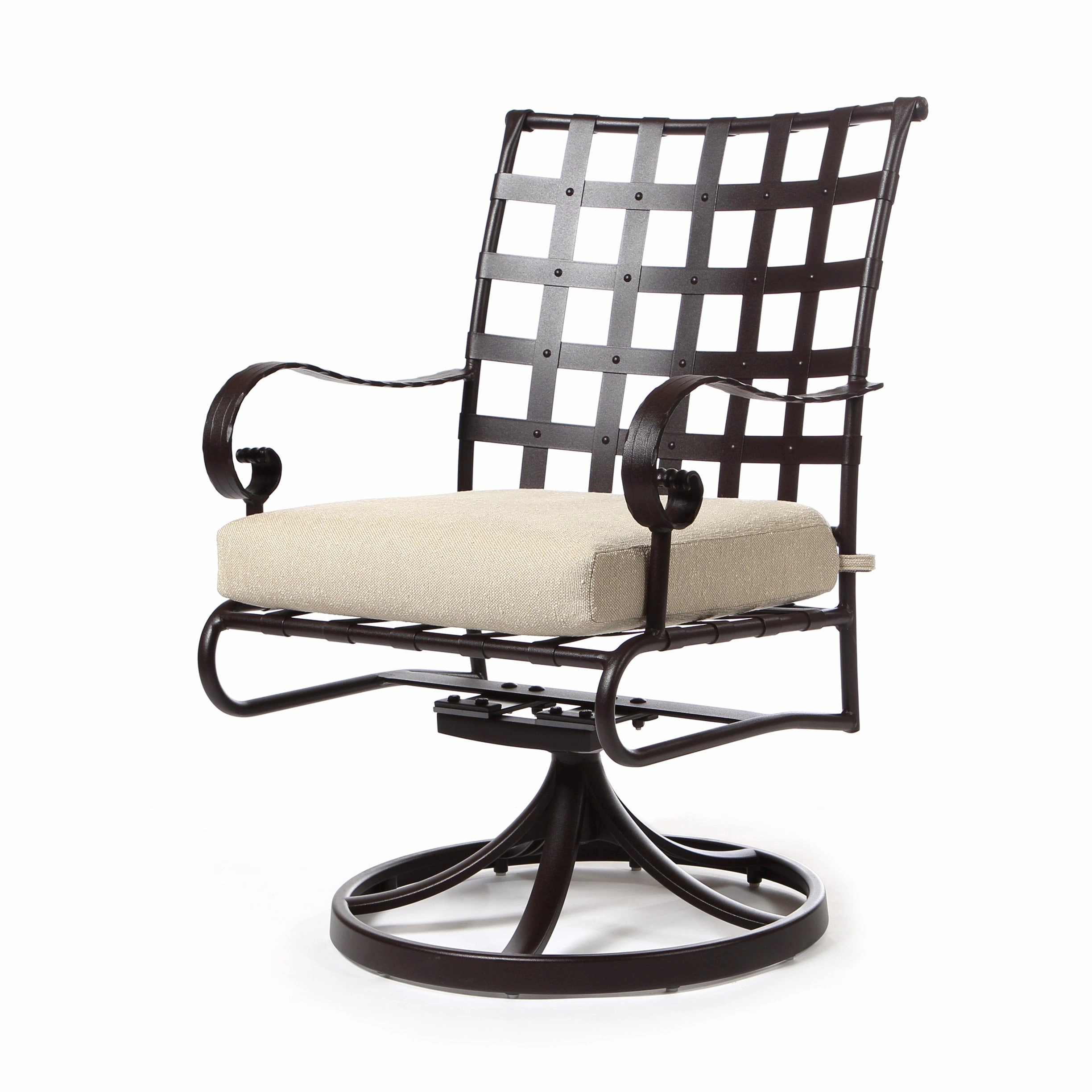 Classico Dining Swivel Rockeroutdoor dining chair with armrests