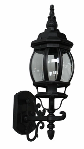 Classico One Light Outdoor Wall Mount BlackOutdoor wall sconces with motion sensor