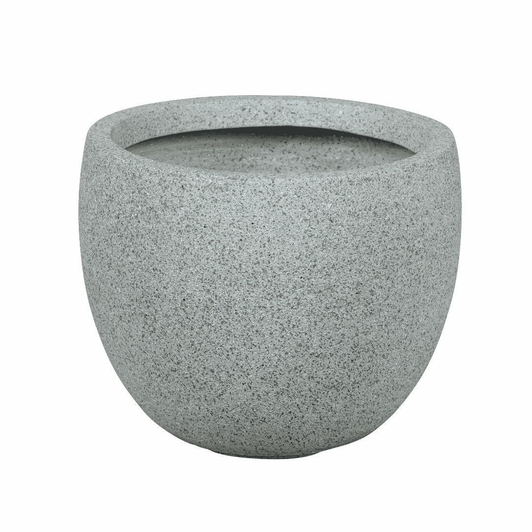 Cleveland Egg Pot Light Grey hanging garden planters for small spaces