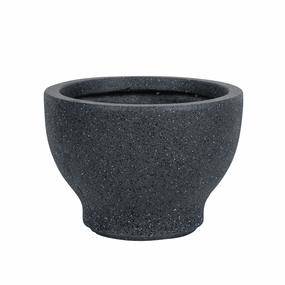 Cleveland Pot Black Cup hanging garden planters for small spaces