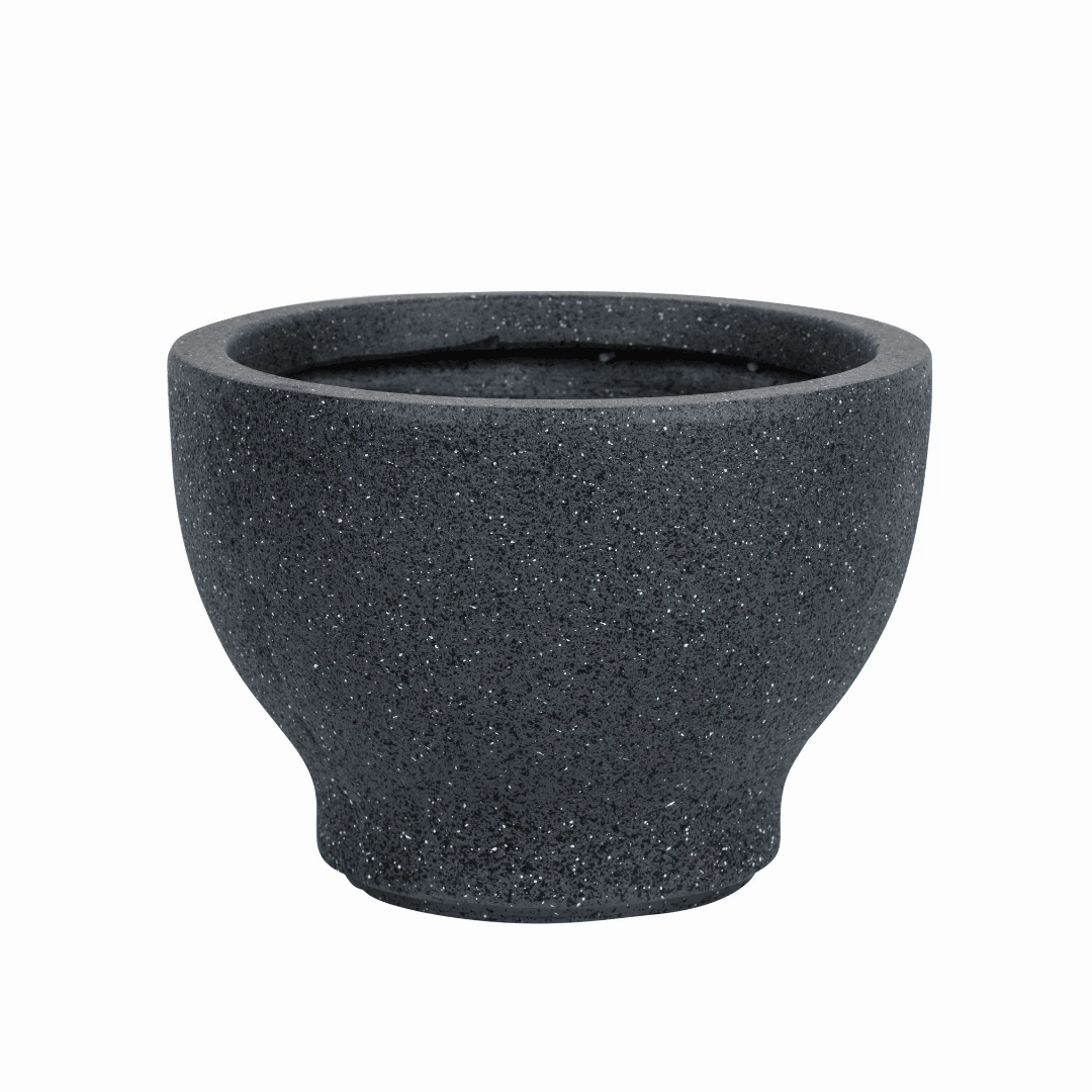 Cleveland Pot Black Cup hanging garden planters for small spaces