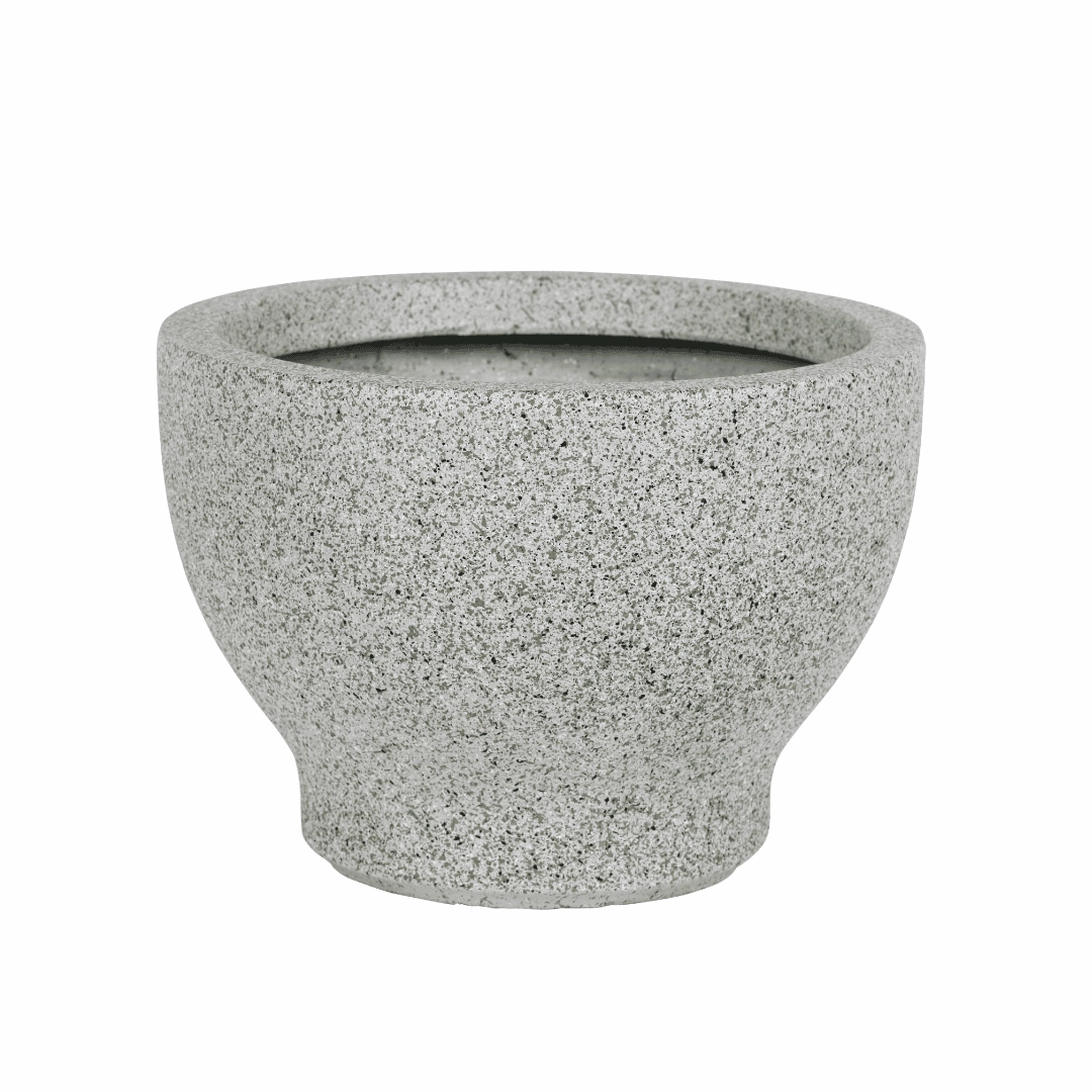 Cleveland Pot Light Grey Cup hanging garden planters for small spaces