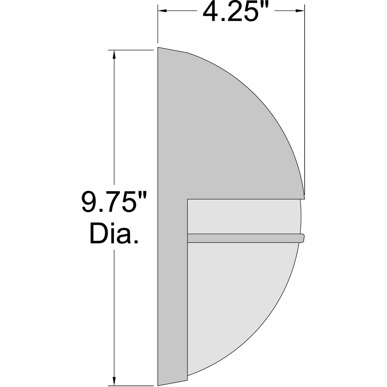 Clifton LED Bulkhead White
