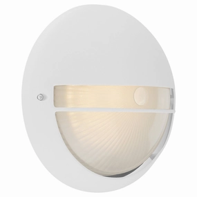 Clifton LED Bulkhead WhiteOutdoor wall sconces with motion sensor