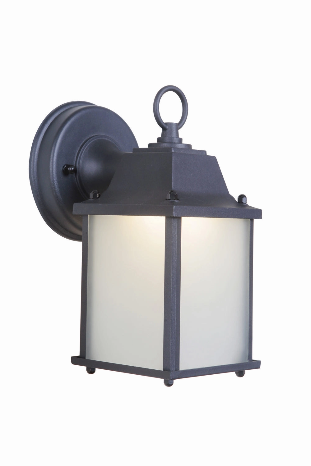 Coach Lights Cast LED Wall Lantern Textured Black