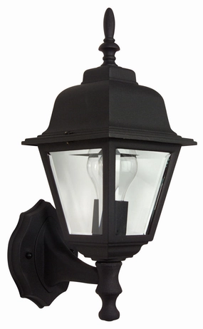 Coach Lights Cast One Light Wall Mount Textured BlackOutdoor wall sconces with motion sensor