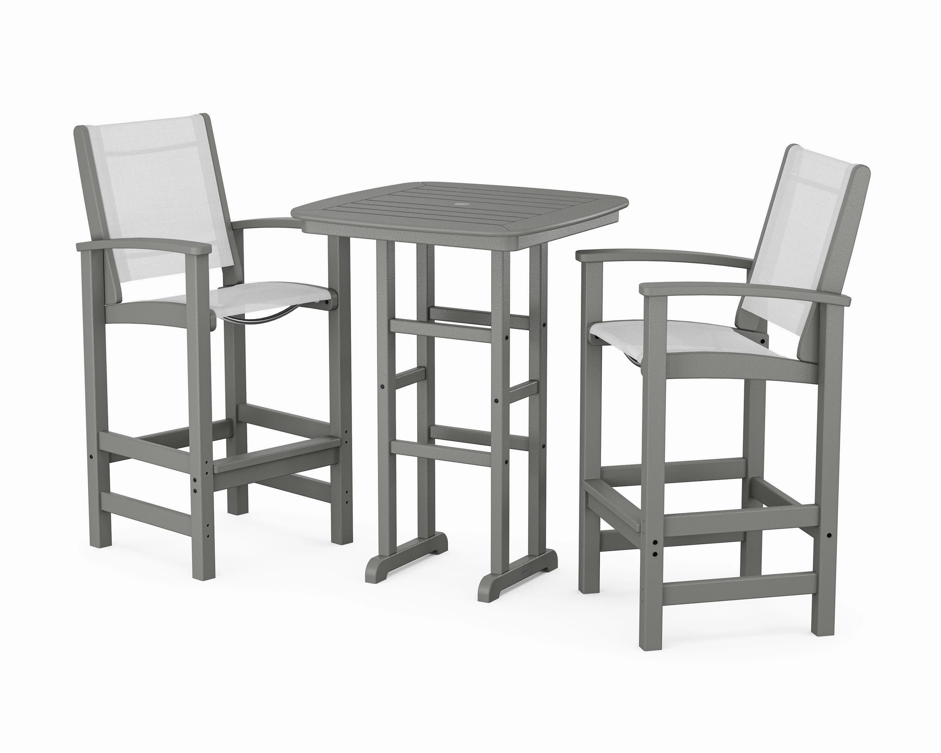 Coastal 3-Piece Bar Setoutdoor patio furniture set
