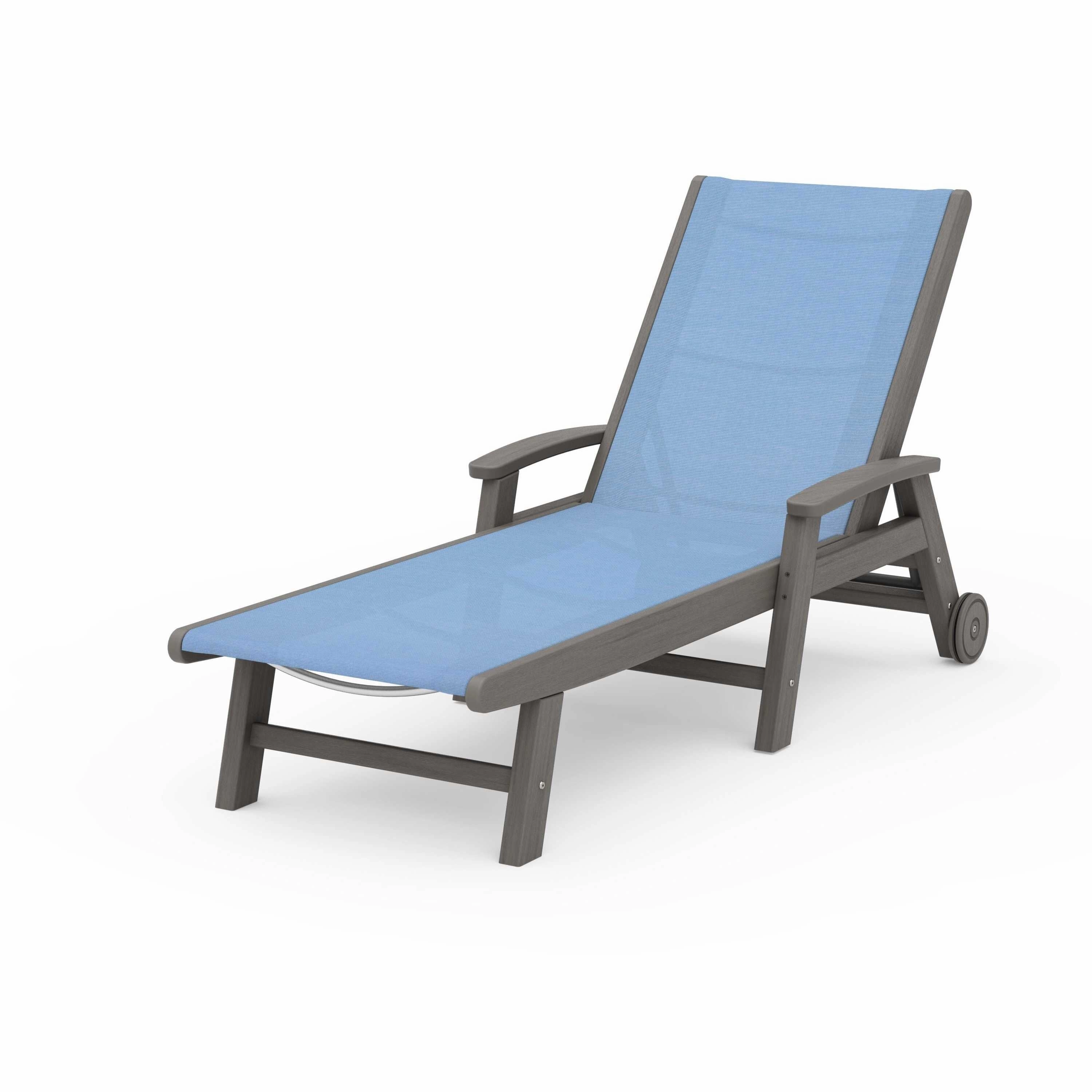 Coastal Chaise with Wheels