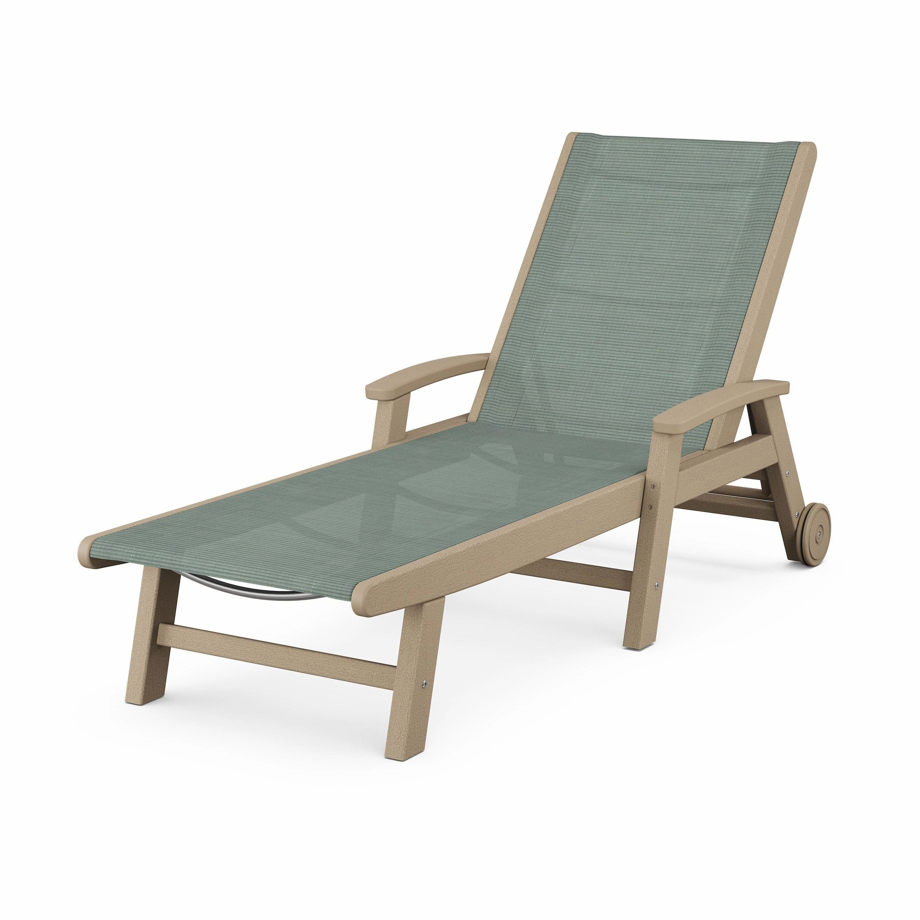 Coastal Chaise with Wheels