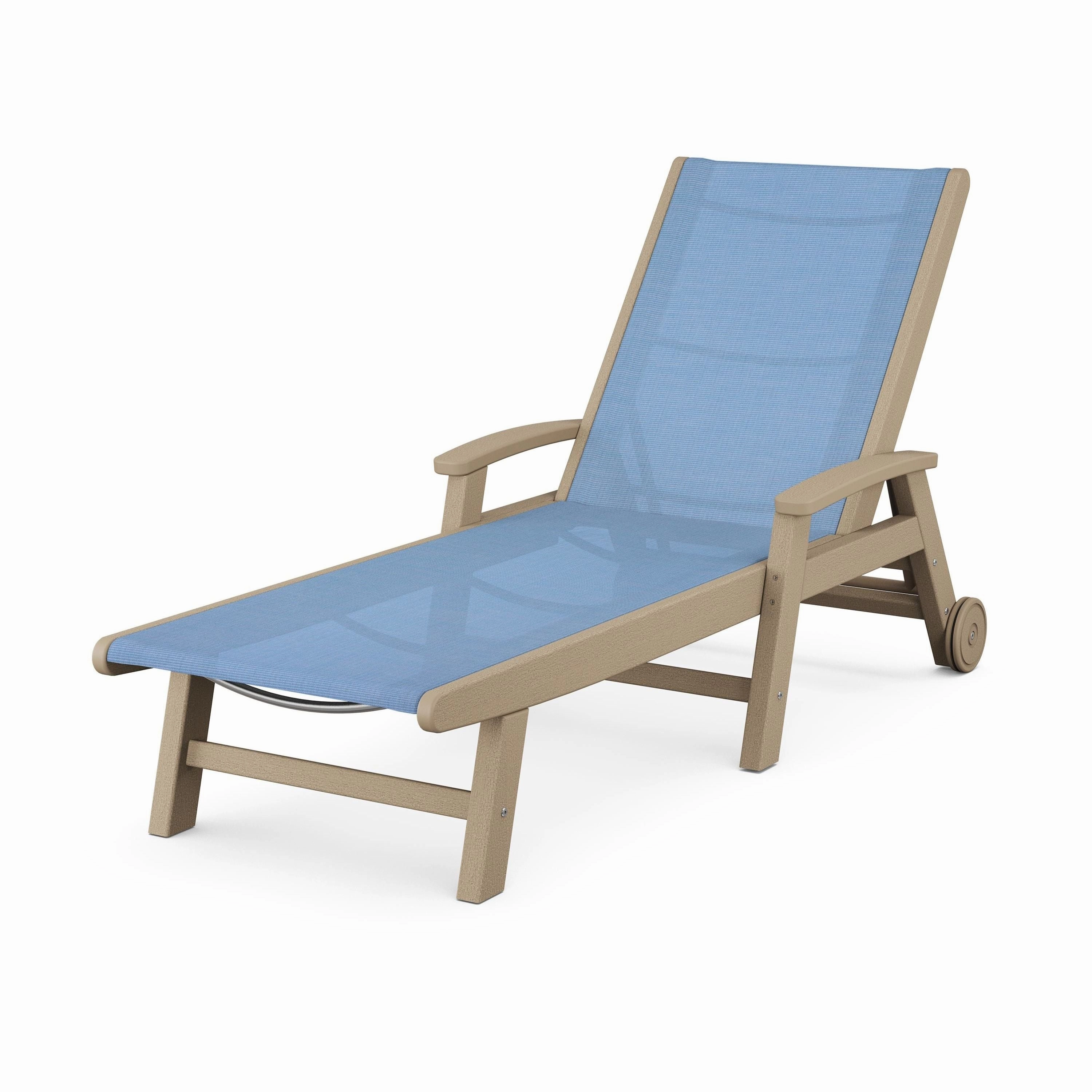 Coastal Chaise with Wheels