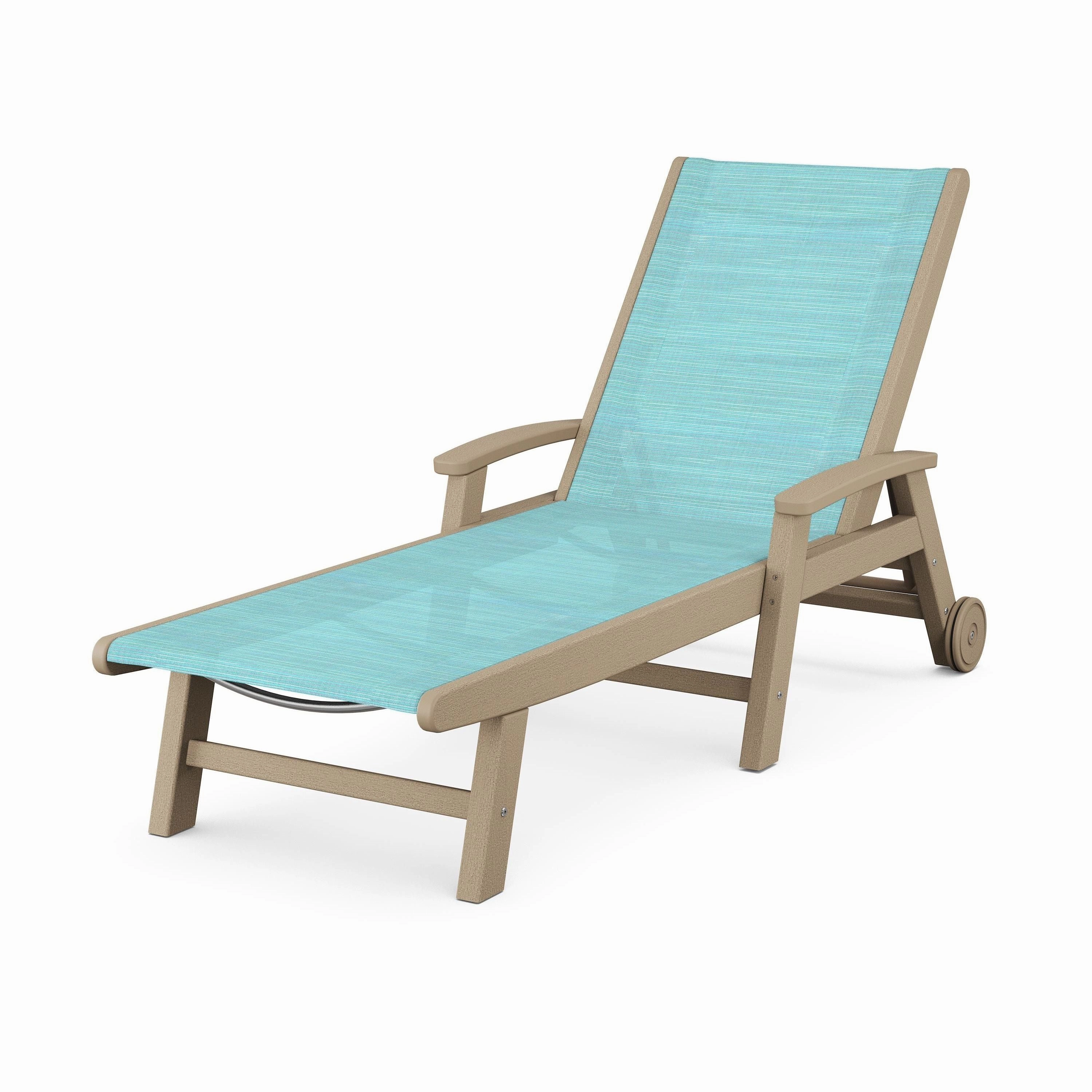 Coastal Chaise with Wheels