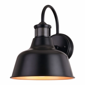 Cody One Light Outdoor Motion Sensor Wall Mount Dark Bronze and Light GoldOutdoor wall sconces with motion sensor