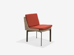 Coeur D'alene Armless Side Chair (with optional seat pad)outdoor patio dining furniture set
