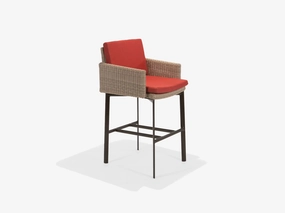 Coeur D'alene Bar Stool (with optional seat pad)outdoor patio dining furniture set