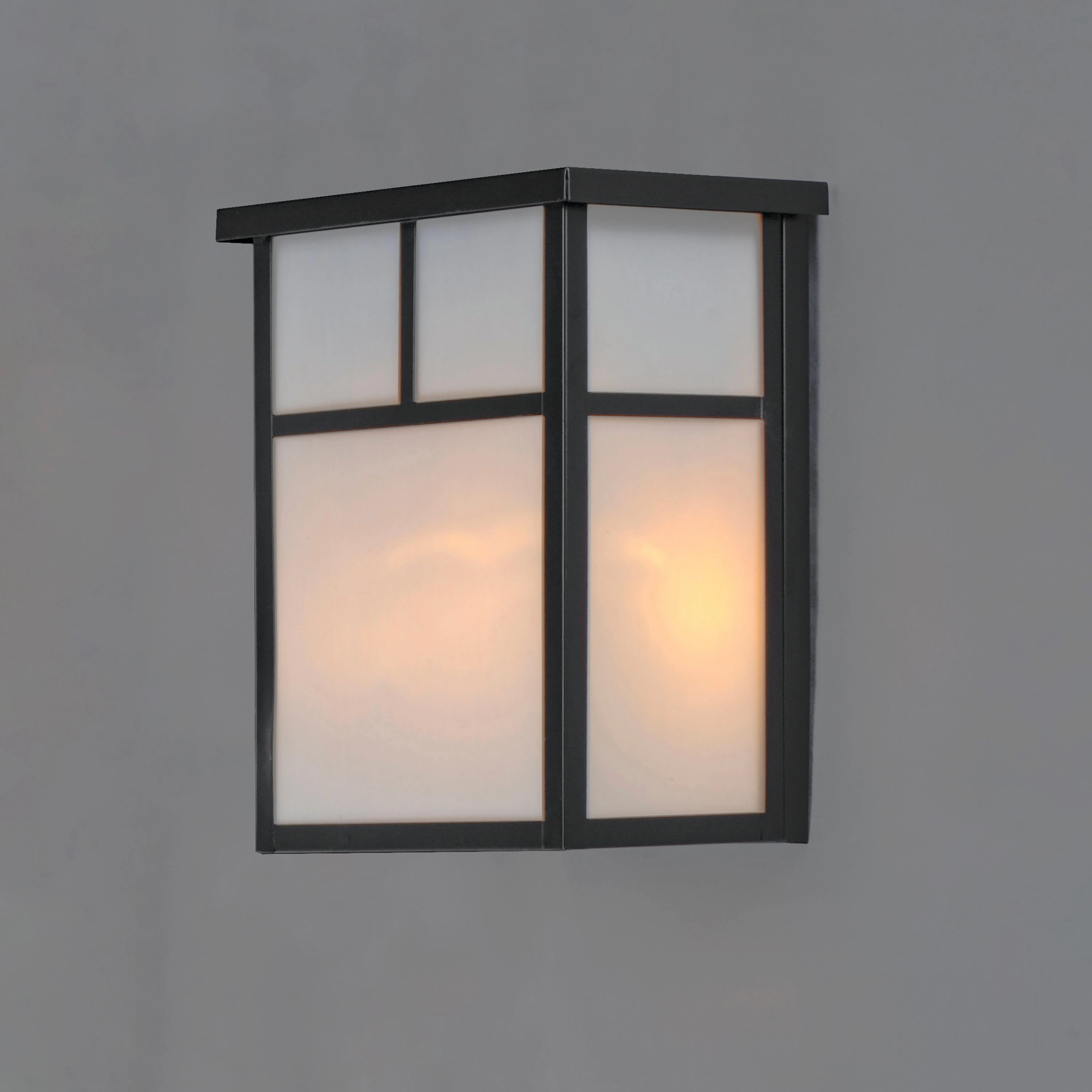 Coldwater Two Light Outdoor Wall Lantern Black