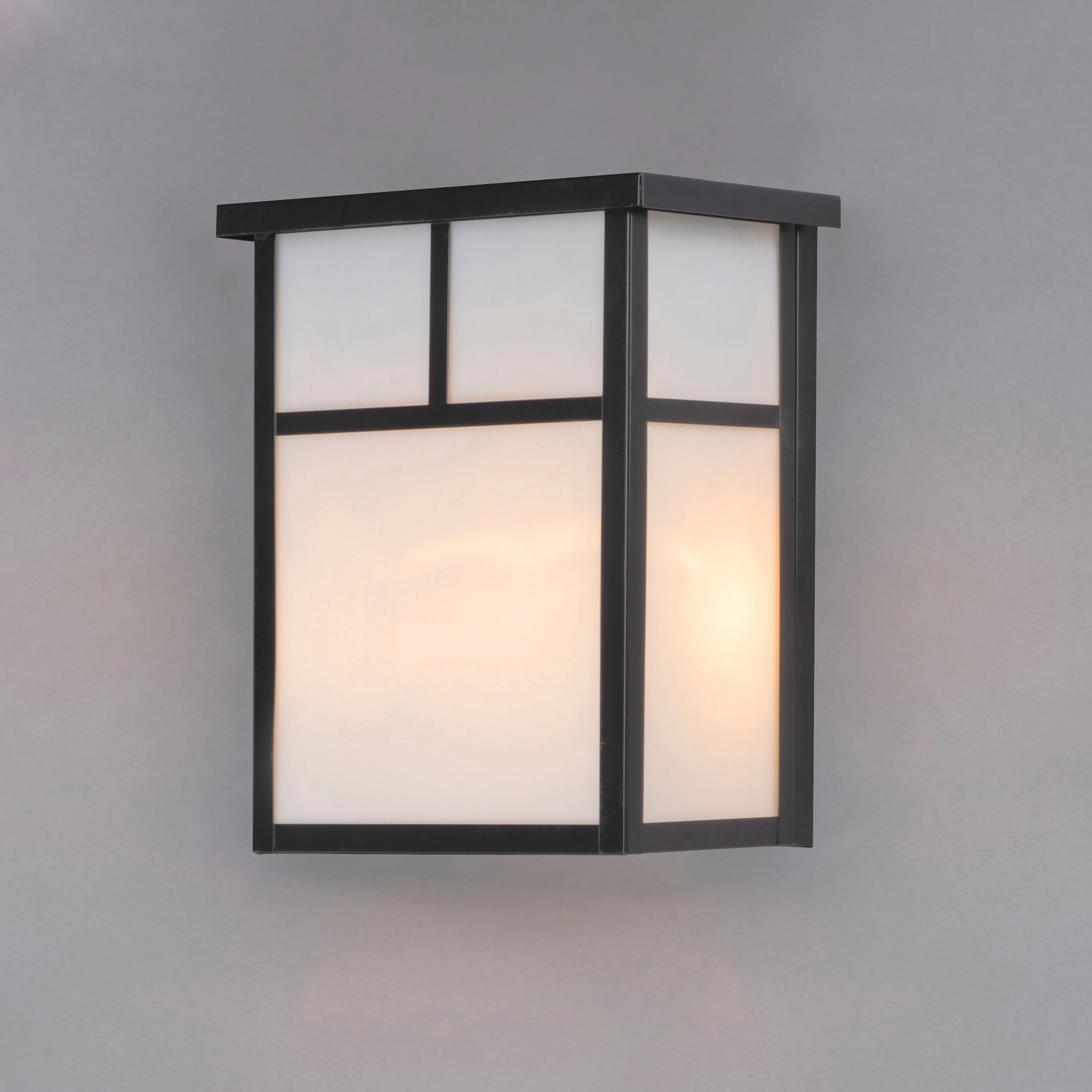 Coldwater Two Light Outdoor Wall Lantern Black