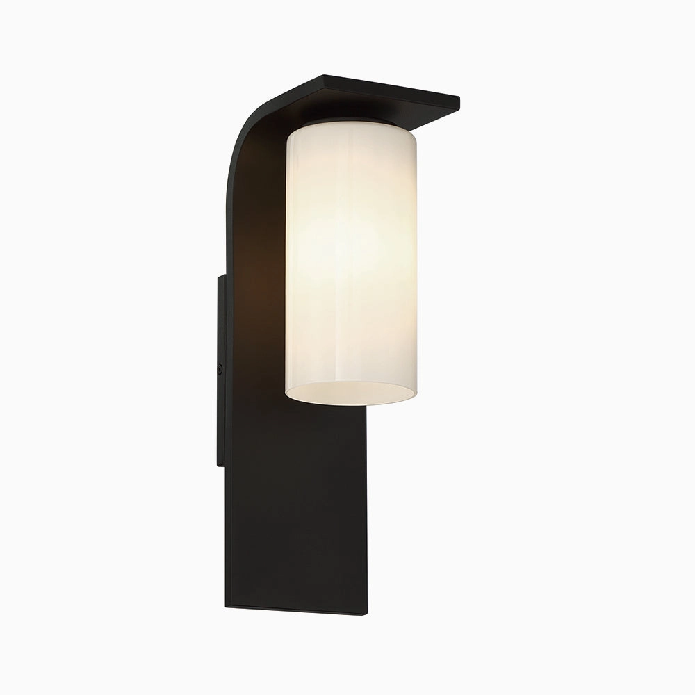Colonne One Light Outdoor Wall Sconce Black