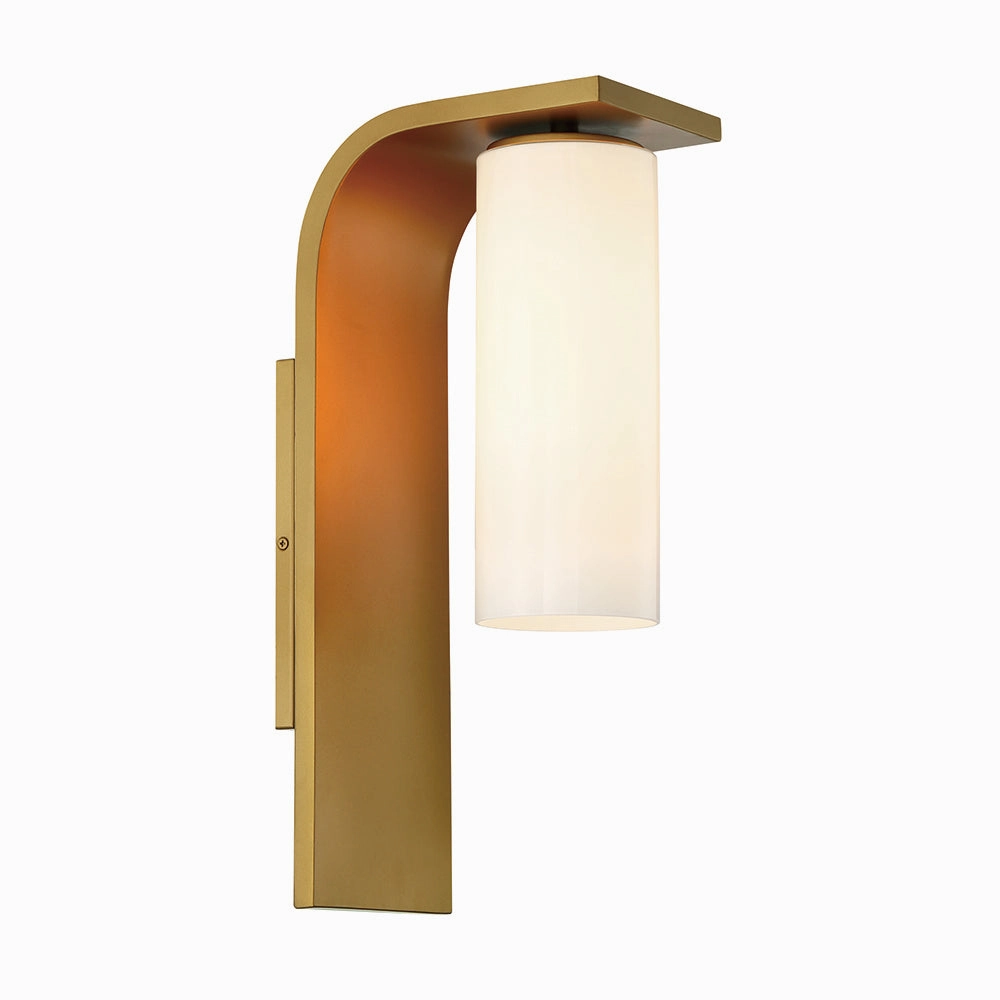 Colonne One Light Outdoor Wall Sconce Gold