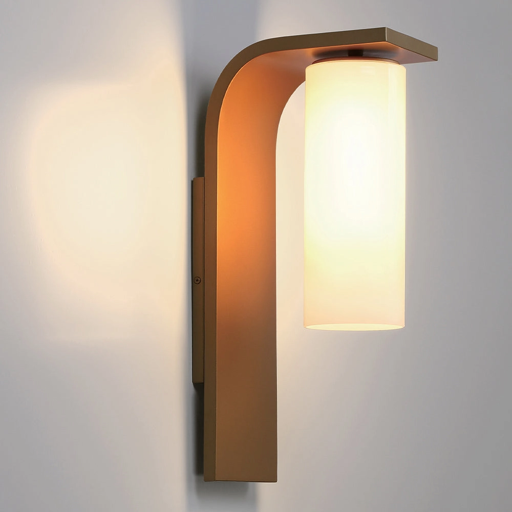 Colonne One Light Outdoor Wall Sconce Gold