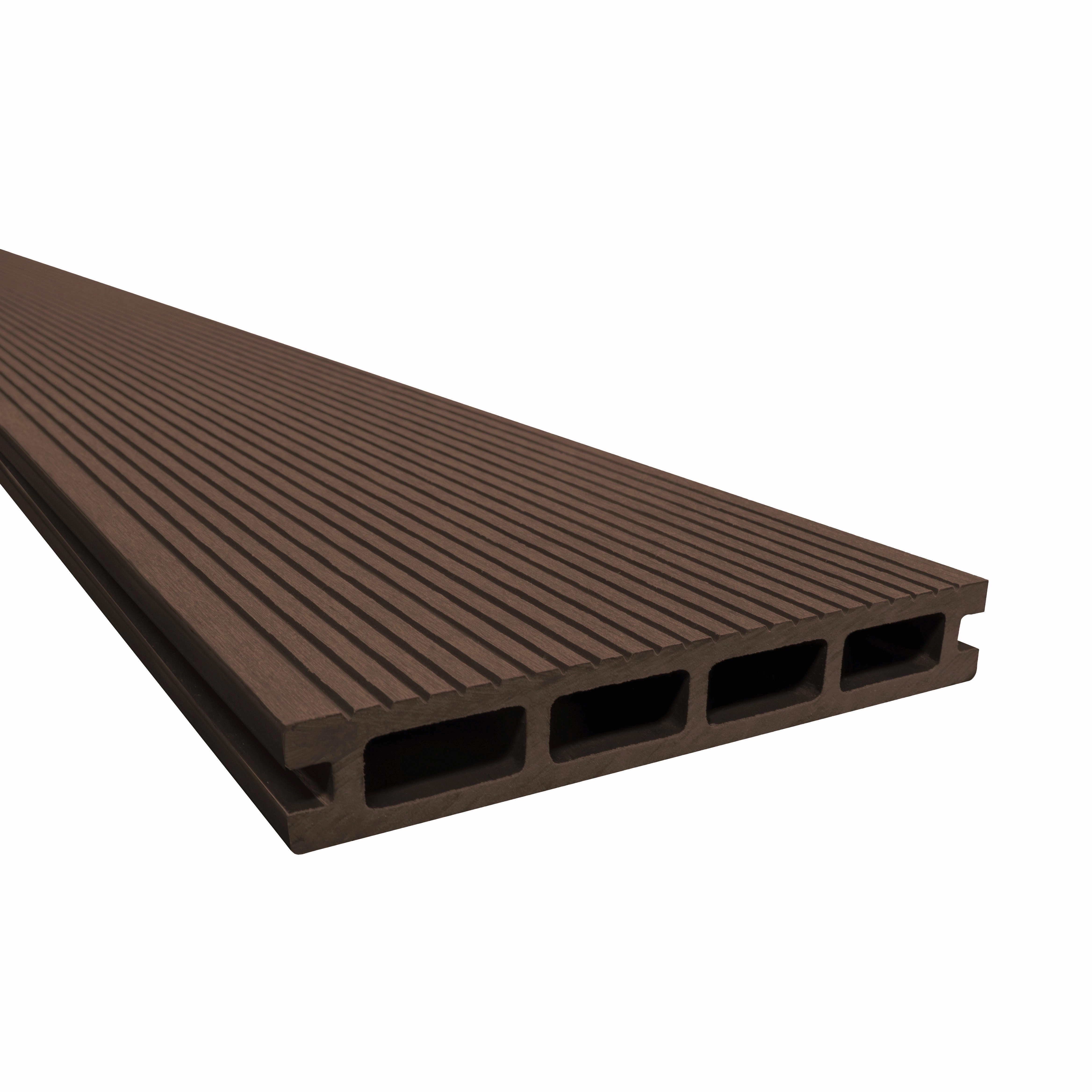 Composite Decking Boards x 5  Brown