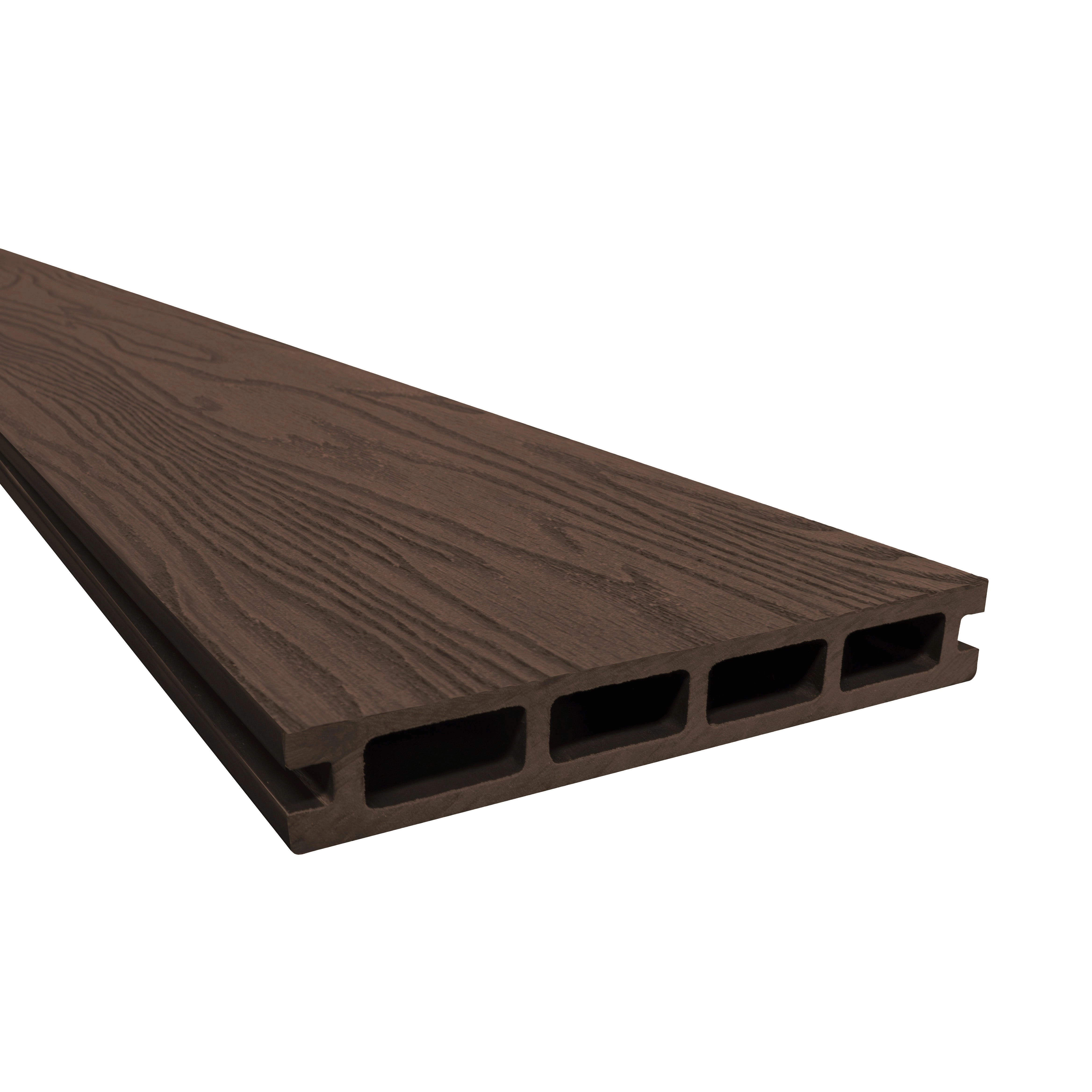 Composite Decking Boards x 5  Brown