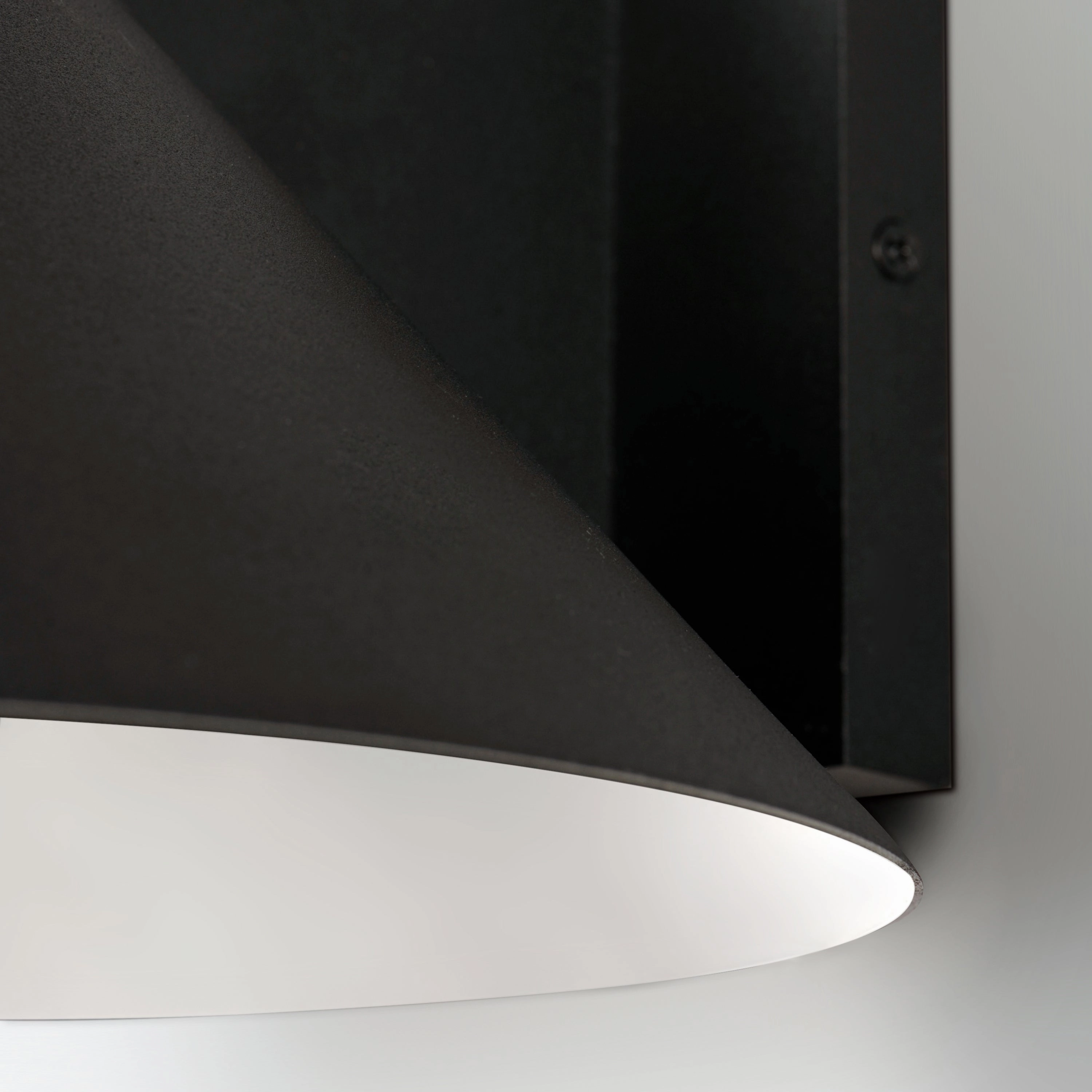 Conoid LED LED Outdoor Wall Sconce Black