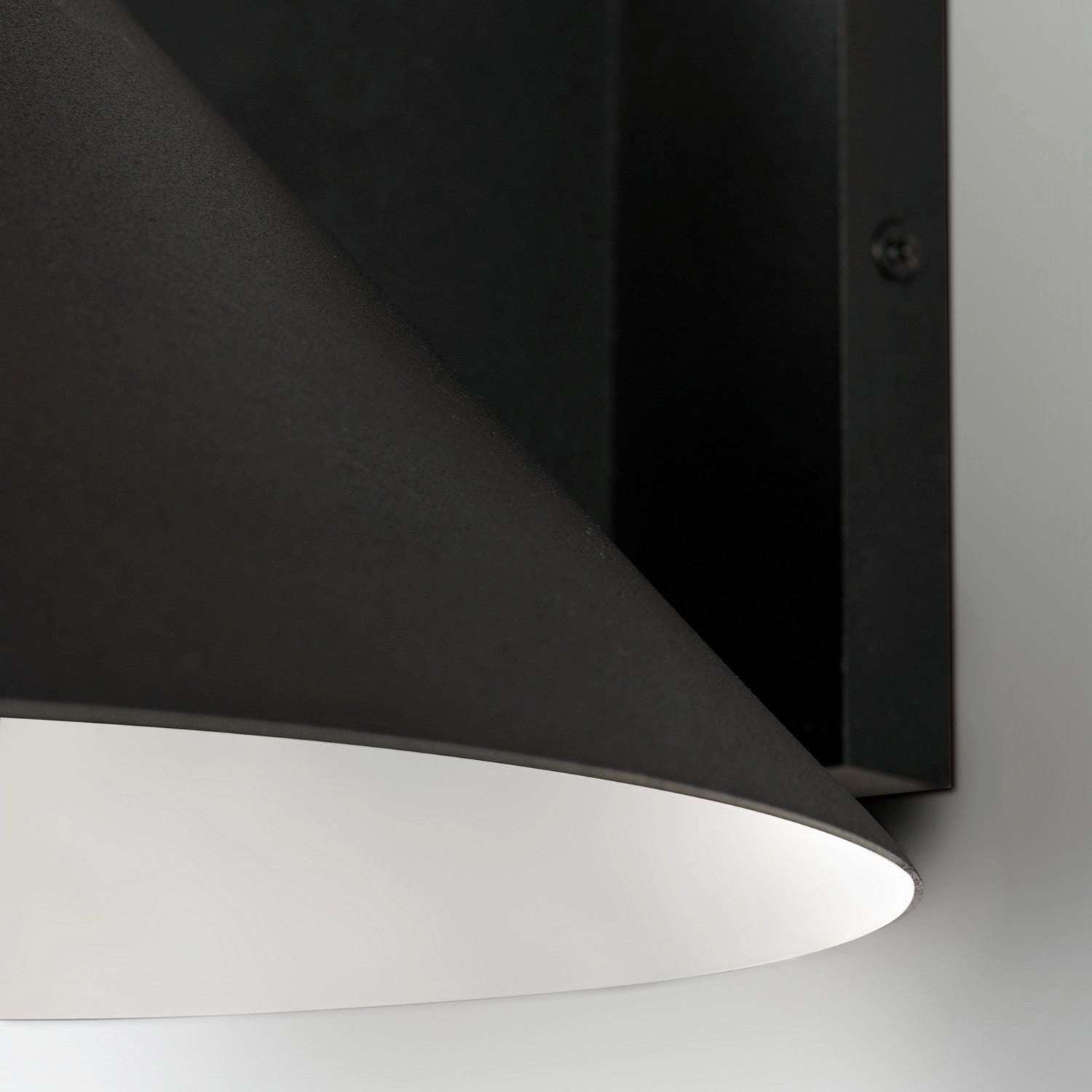 Conoid LED LED Outdoor Wall Sconce Black
