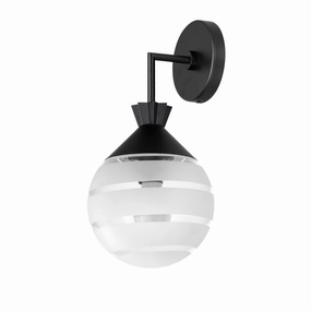 Copacabana One Light Outdoor Wall Sconce BlackOutdoor wall sconces with motion sensor