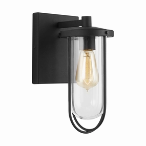 Corbin One Light Wall Mount BlackOutdoor wall sconces with motion sensor
