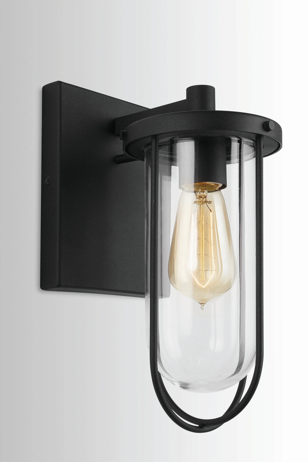 Corbin One Light Wall Mount Black