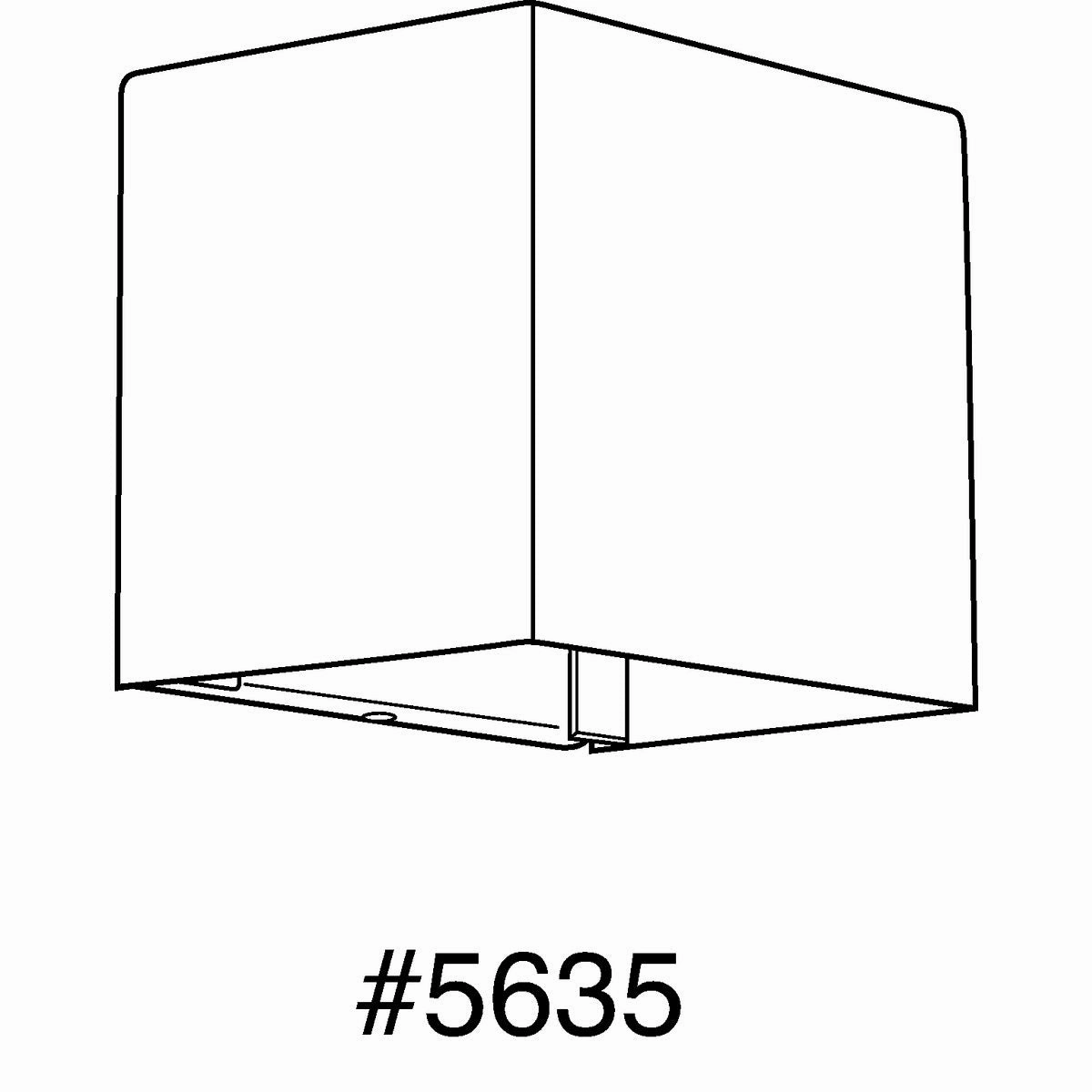Cornice Led LED Wall Lantern Black