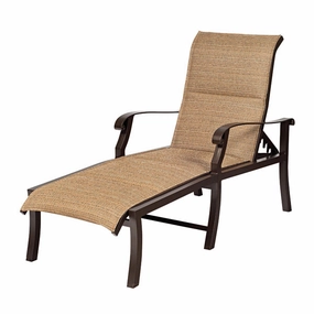 Cortland Padded Sling Chaise Loungealuminum alloy outdoor sofa set