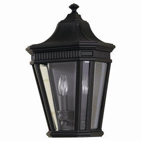 Cotswold Lane Two Light Outdoor Fixture BlackOutdoor wall sconces with motion sensor